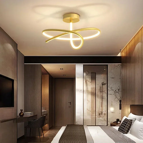 lustre moderne à leds pour décoration intérieure de luxe - vue 3 sur 12