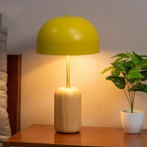 lampes nordiques en bois pour bureau et lecture décoratives - vue 6 sur 7