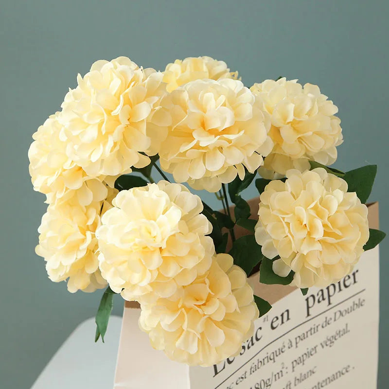 lot de 10 bouquets de pissenlit artificiels pour décoration intérieure et événements - vue 10 sur 18