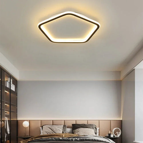 lustre led moderne simple avec forme multiple pour décoration - vue 2 sur 14