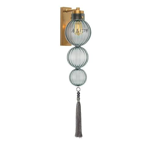 lustre en verre design chinois décoration esthétique pour intérieur - vue 11 sur 12