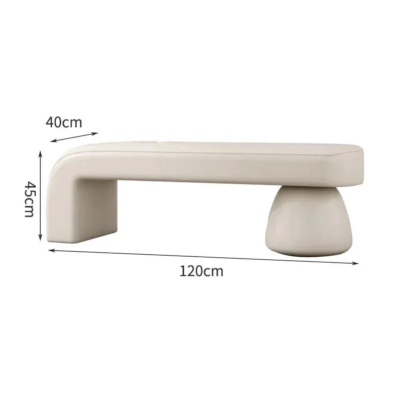tabouret à langer nordique pour chambre et salon - vue 25 sur 27
