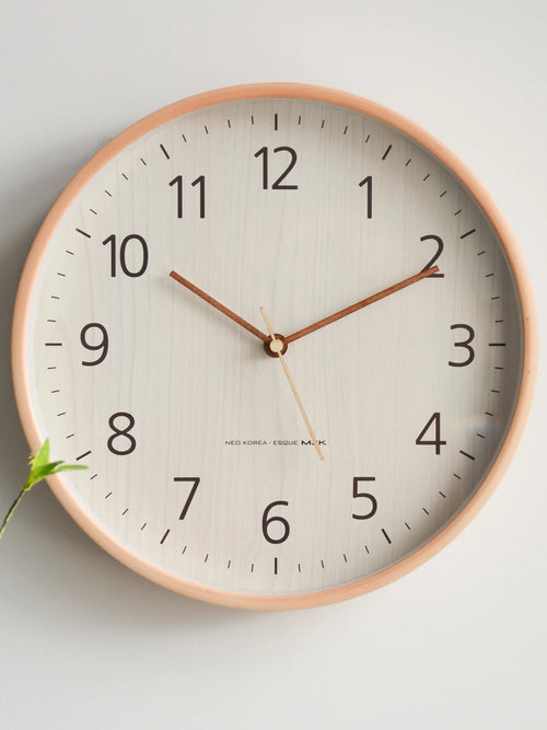 horloge murale en bois moderne décoration créative pour maison - vue 7 sur 7