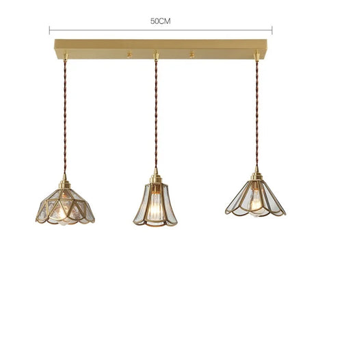 Suspension Nordique LED en Verre et corps doré - vue 18 sur 20