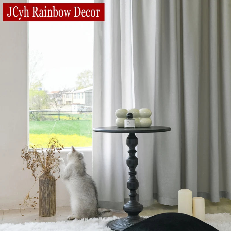 Voilage tulle moderne décoratif pour salon chambre fenêtre - vue 3 sur 7