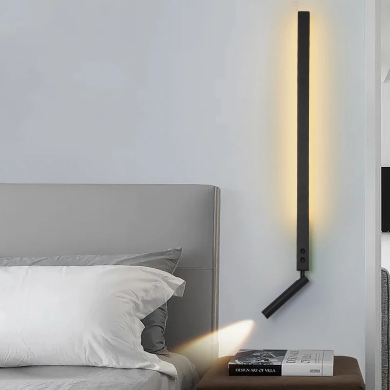 applique murale led minimaliste angle réglable 3000k - vue 3 sur 18
