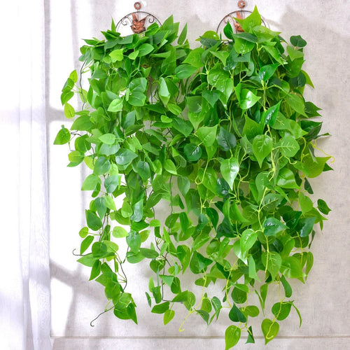 plantes artificielles à suspendre pour décoration intérieure et extérieure - vue 2 sur 14