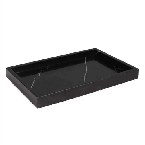boîte de rangement en travertin et marbre naturel luxe - vue 13 sur 18