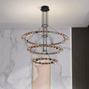 lustre led créatif italien en forme de haricot pour décoration intérieure