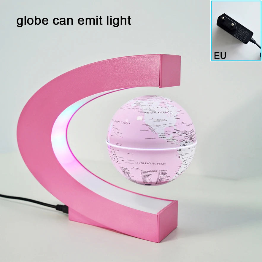 globe de lévitation magnétique 3d avec autorotation lumineuse - vue 12 sur 16