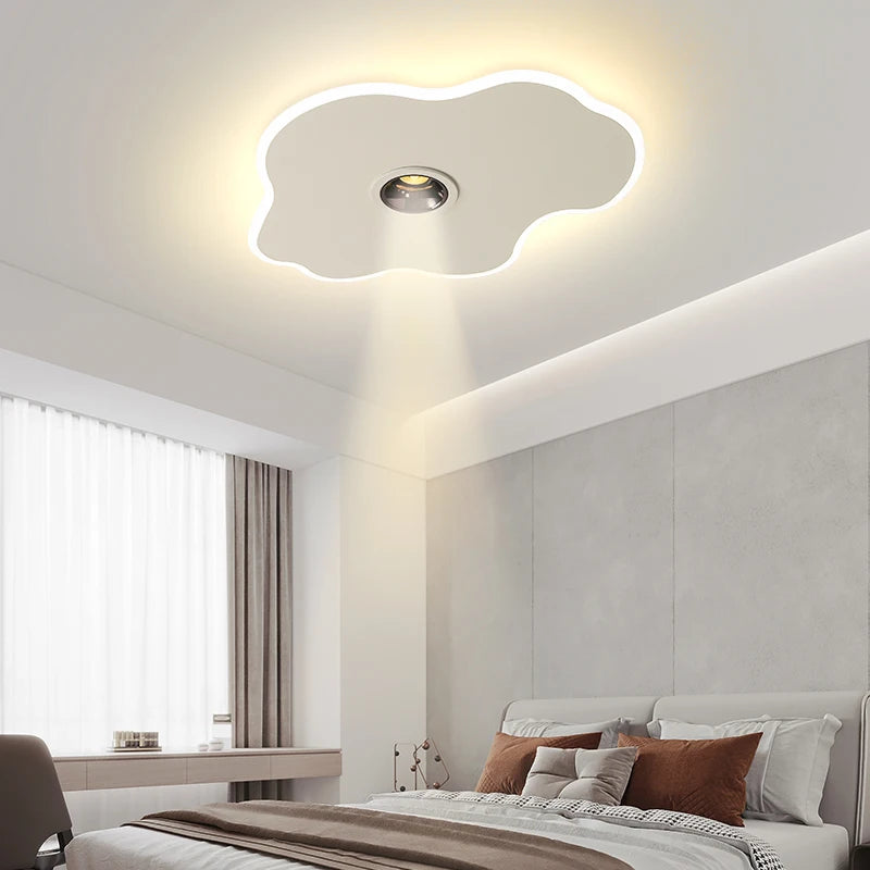 plafonnier led moderne créatif en forme de nuage luminaire décoratif d'intérieur - vue 4 sur 8