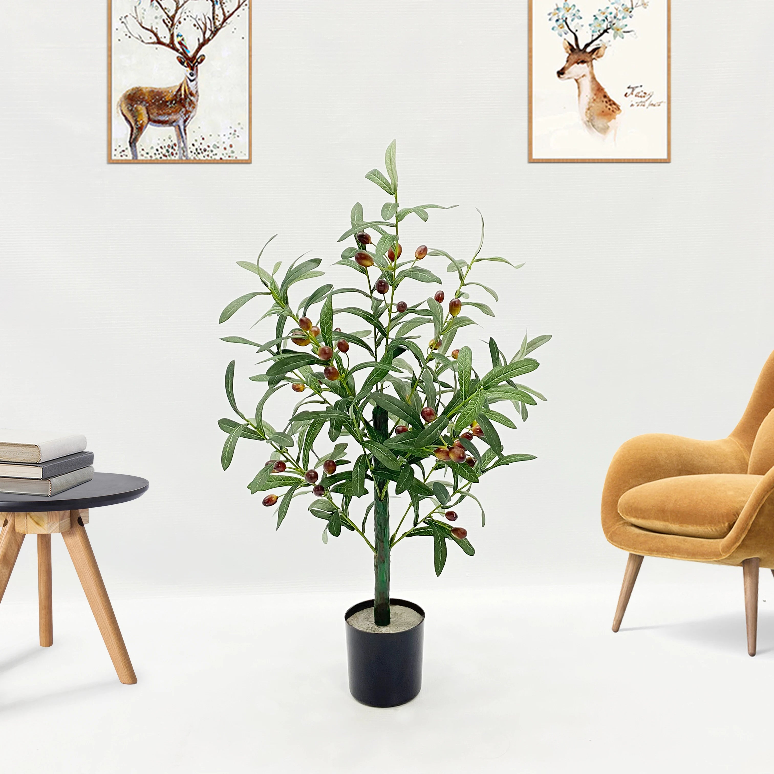 plante artificielle en pot pour décoration intérieure moderne - vue 5 sur 12