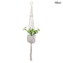 paniers suspendus en macramé pour plantes et décoration