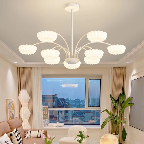 lustre romantique pour mariage avec lampe salon en cloche - vue 2 sur 11