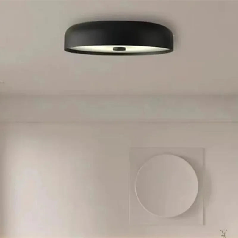 Plafonnier LED nordique Orange/noir/blanc - vue 7 sur 9