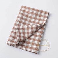 Serviette de table coton motif vichy style classique