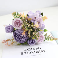 bouquet de fleurs artificielles pour décoration mariage et événements