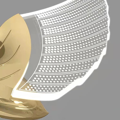 lustre moderne cygne doré design créatif pour éclairage décoratif - vue 6 sur 12