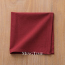 Serviette de table coton lavé doux style classique