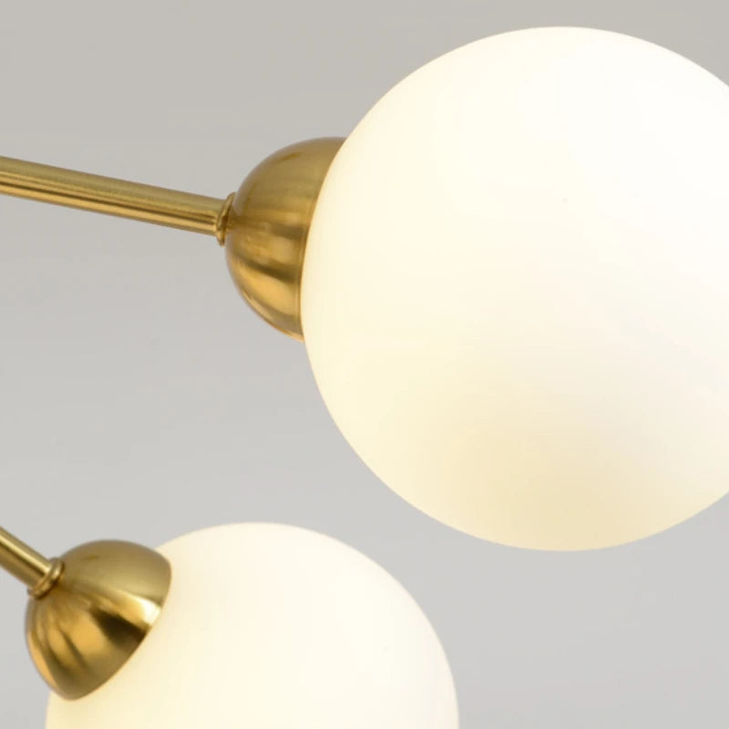 lampe nordique luxe en verre pour éclairage créatif moderne - vue 5 sur 10