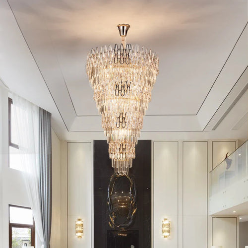 lustre en cristal pour un éclairage élégant et moderne - vue 4 sur 10