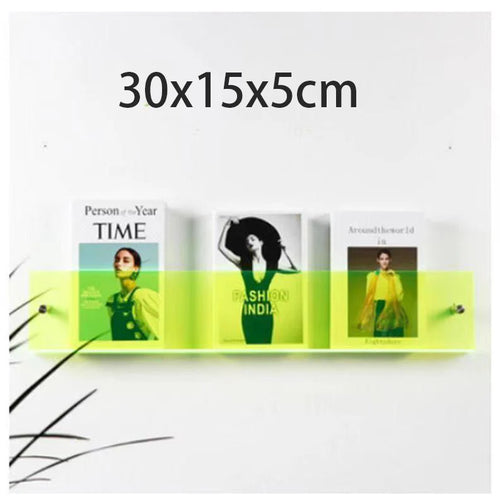 porte-brochures mural en acrylique pour magazines et littérature - vue 26 sur 40