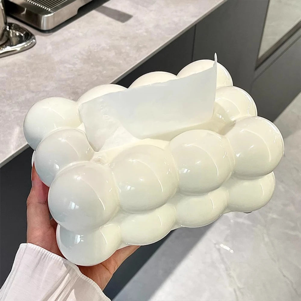 boîte à mouchoirs nuage pour décoration et rangement - vue 2 sur 8