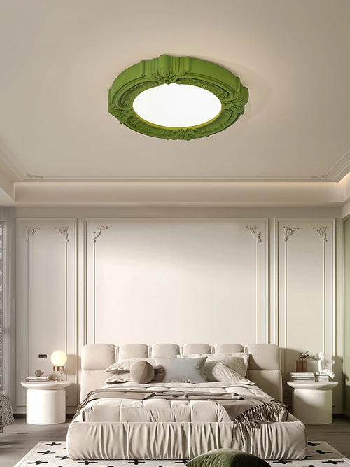 plafonnier rétro en résine design français pour intérieur moderne - vue 6 sur 10