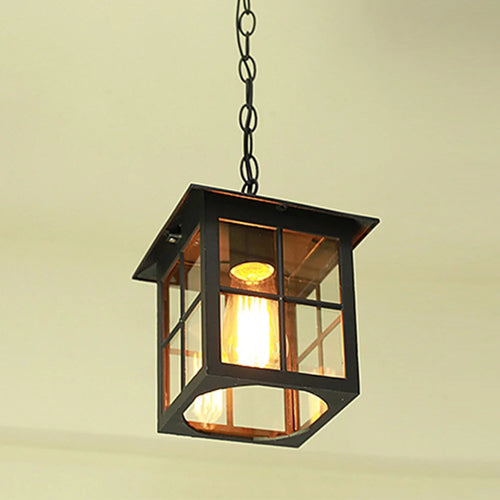 plafonnier extérieur vintage style européen pour jardin et cour - vue 3 sur 9