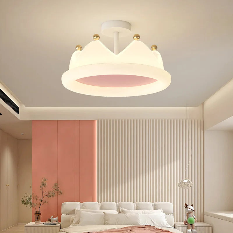 lustre romantique pour chambre de petite fille moderne - vue 3 sur 10