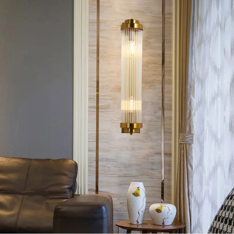 applique murale réglable en or avec lampe en cristal de luxe led - vue 3 sur 10