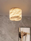 Petit plafonnier Led en marbre espagnol