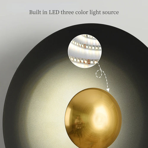 applique murale led en fer au design minimaliste moderne - vue 7 sur 11