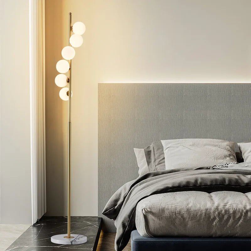 lampe à poser en verre spirale pour décoration intérieure - vue 3 sur 6