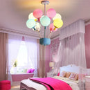 suspension moderne led ballon dessin animé pour enfants
