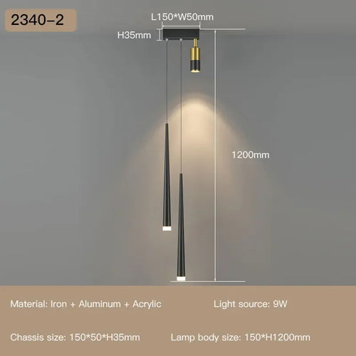 lustre moderne à led pour décoration d'intérieur haut de gamme - vue 16 sur 22