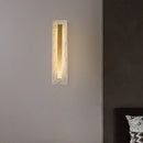 applique murale led de luxe en marbre naturel ovale rectangulaire