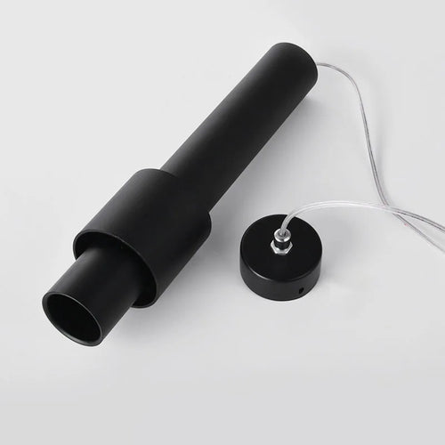 suspension à led nordique tube long éclairage intérieur dimmable - vue 5 sur 14