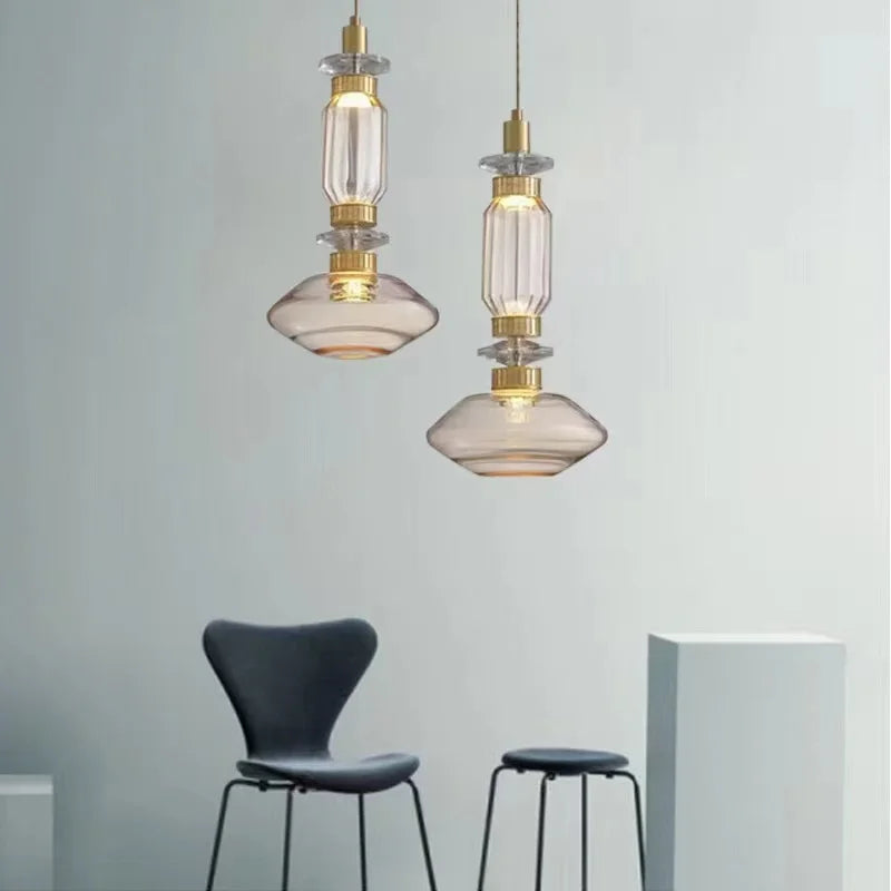 lustre led avec collocation gratuite et fil réglable - vue 3 sur 14