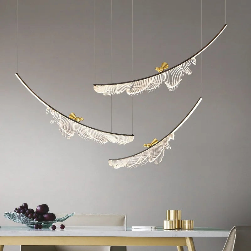 plafonnier led design moderne pour un intérieur élégant et décoratif - vue 3 sur 9