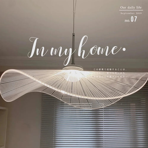lustre led moderne suspendu lotus classique restaurant - vue 5 sur 13
