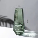 vase créatif en verre transparent pour fleurs décoratives