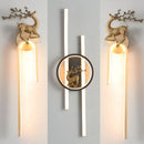 applique murale en cuivre style chinois pour éclairage intérieur