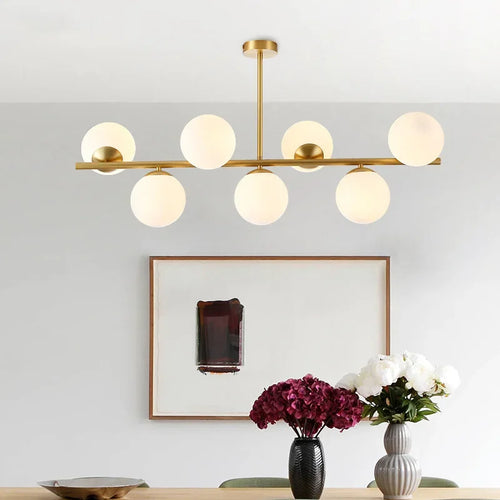 suspension moderne en verre pour décoration intérieure élégante - vue 2 sur 11