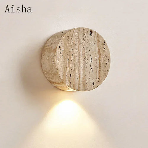 applique murale japonaise wabi sabi en pierre naturelle pour intérieur moderne - vue 2 sur 7