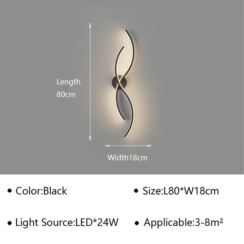 applique murale led design pour décoration intérieure moderne - vue 14 sur 15