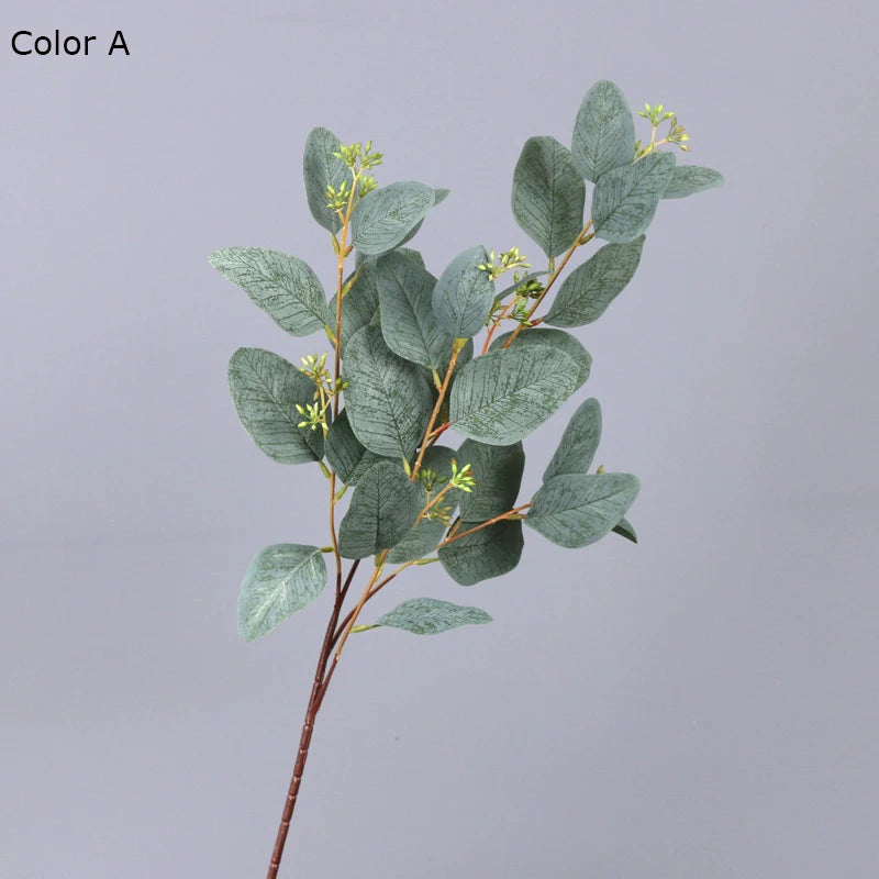 feuilles d eucalyptus décoratives avec fruits pour intérieur - vue 7 sur 7