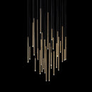 lustre minimaliste postmoderne en métal led double loft éclairage intérieur