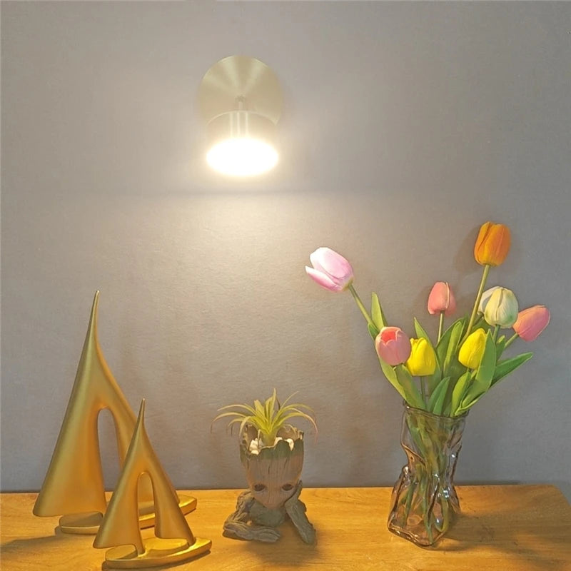 applique murale led réglable moderne en fer d'art décoratif - vue 3 sur 8