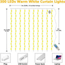 guirlande lumineuse rideau led usb pour décorations festives et célébrations